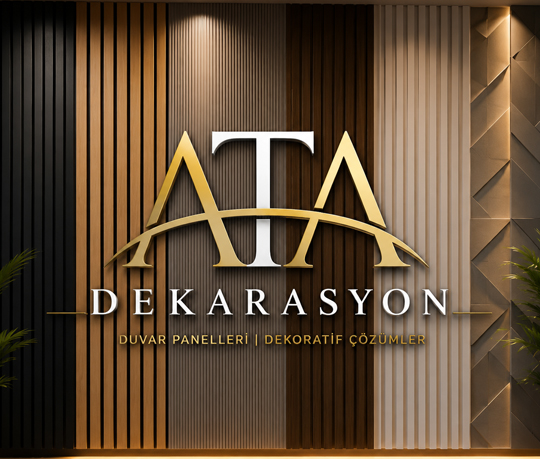 Ata Dekorasyon akustik panel temalı logosu